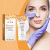 Orange Enzyme Mild Exfoliating Facial Gel, Gentle Face Skin Exfoliator for Dead Skin Removal, Hydrating Brightening Facial Cleansing Gel
