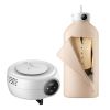 Portable Clothes Dryer, Clothes Dryer with Dryer Bag, PTC Heating & LED Display, Foldable Mini Dryer with 5-H Timer for Apartments, Dorms, RVs