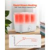 Hot Towel Warmer, 1.1 gal Small Towel Steamer with Clip & Indicator, Holds 12-15 Towels, Portable Facial Warmer Quickly Heats Up in 5 Minutes, for Spa