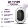All-in-One Multi-Functional Body Skincare Tool - Portable Body Massager for Daily Skin Vitality (White) eterus