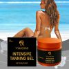 Intensive Tanning Accelerator Gel 150g Hydrating Sun Kissed Bronzing Gel for Outdoor Beach & Indoor Tanning Bed Even Natural Golden Body Glow