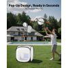Portable Paint Booth Tent, 15.94 x 15.94 x 16.9 inch Pop-Up Portable Spray Paint Tent with Mesh Door, Spray Painting Tents for Small Models