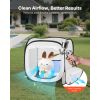 Portable Paint Booth Tent, 15.94 x 15.94 x 16.9 inch Pop-Up Portable Spray Paint Tent with Mesh Door, Spray Painting Tents for Small Models