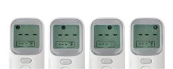 No Touch Forehead Digital Thermometer TOUCHLESS BABIES KIDS - White